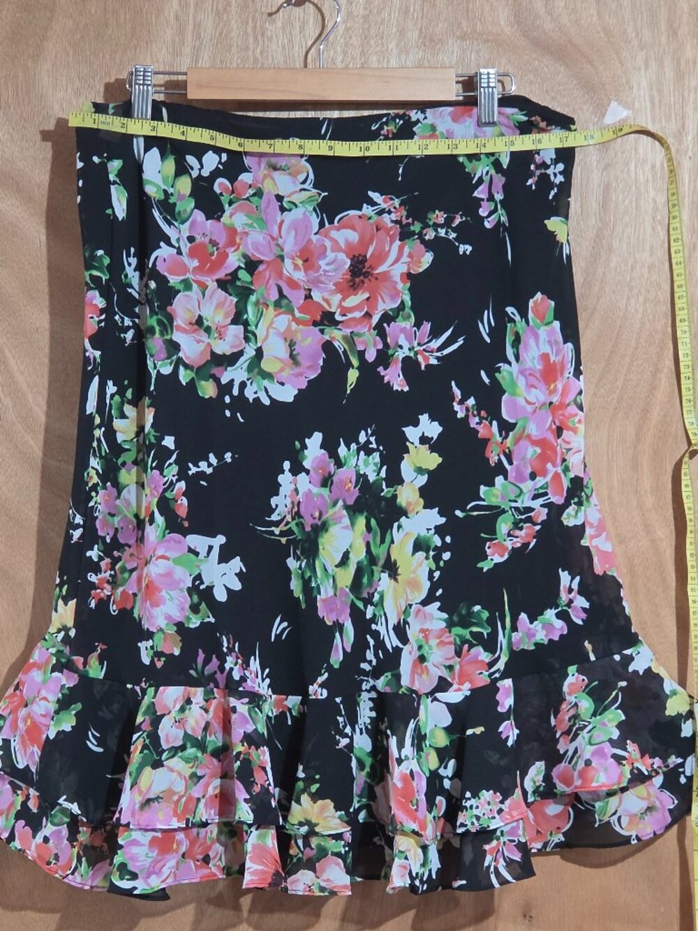 Chaps Flowered Skirt